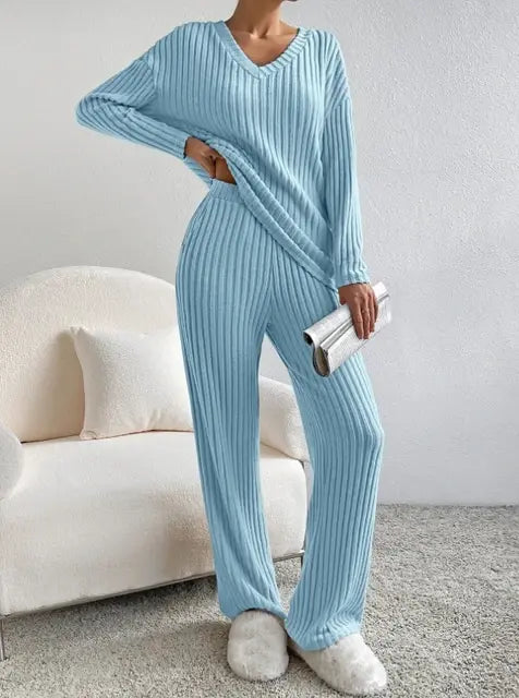 Casual 2-Piece Autumn Loungewear Set - Trendy Sassy Stylish