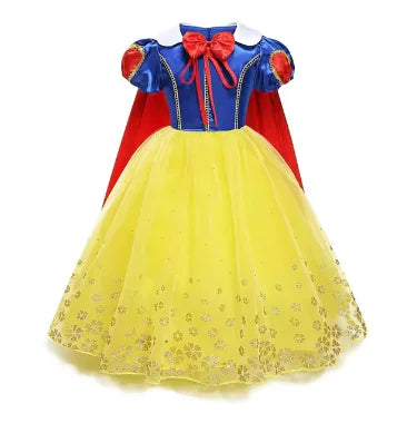 Disney Girls Princess Costume: Elsa, Anna, Jasmine, Rapunzel Dress for Kids - Trendy Sassy Stylish