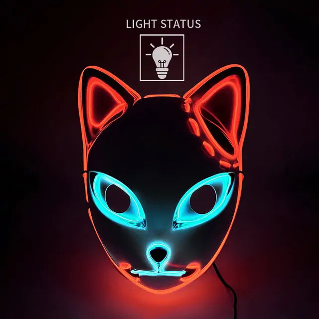 Halloween LED Cat Mask - Trendy Sassy Stylish