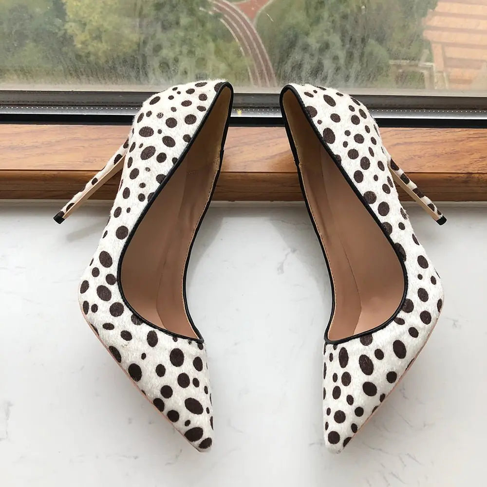 Polka Dot Womens Pumps - Trendy Sassy Stylish