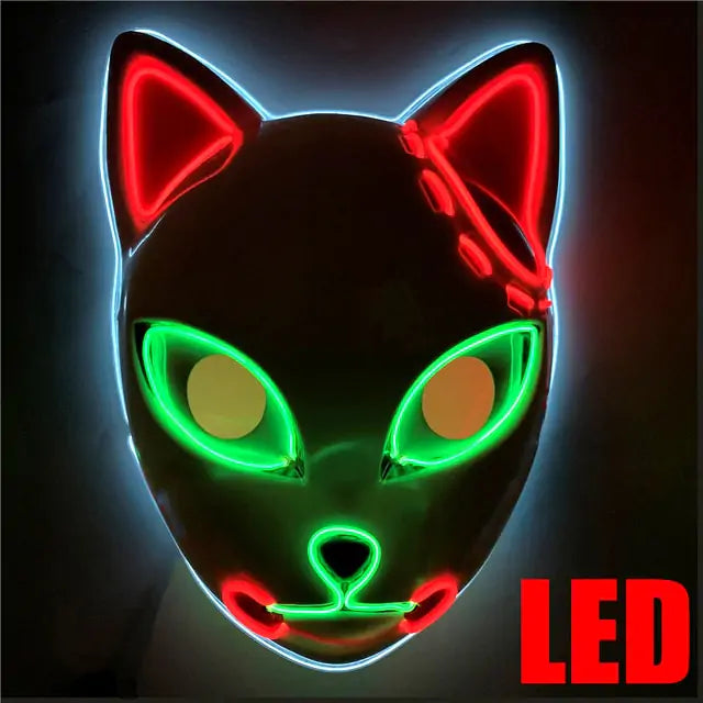 Halloween LED Cat Mask - Trendy Sassy Stylish