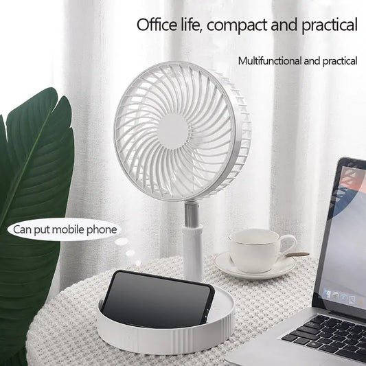 Portable Fan USB Rechargeable - Trendy Sassy Stylish