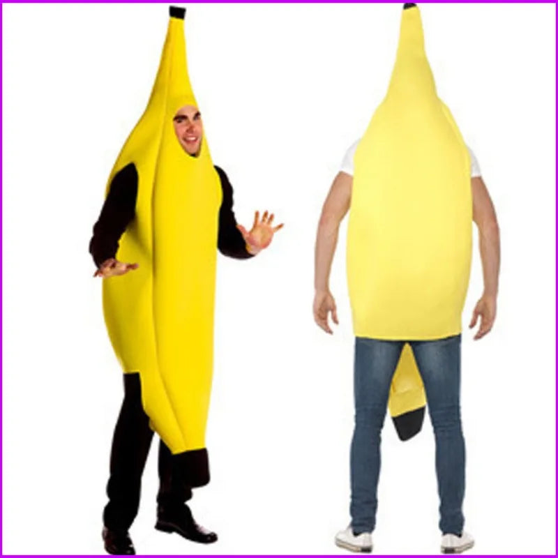 Men's Cosplay Adult Fancy Dress Funny Sexy Banana Costume - Trendy Sassy Stylish