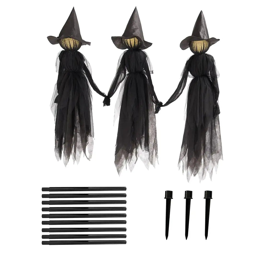 Lighted Halloween Witch Stake - Trendy Sassy Stylish