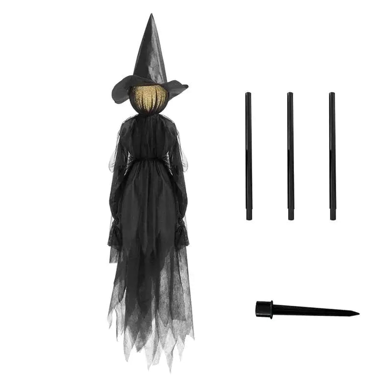 Lighted Halloween Witch Stake - Trendy Sassy Stylish