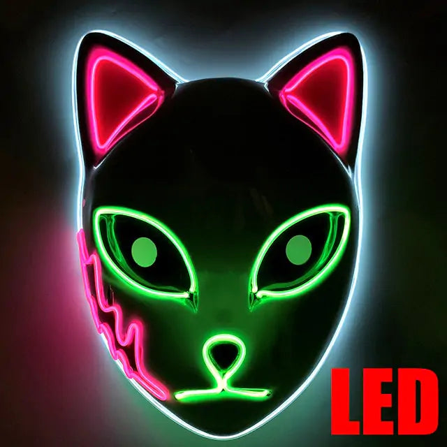 Halloween LED Cat Mask - Trendy Sassy Stylish