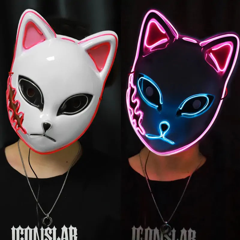 Halloween LED Cat Mask - Trendy Sassy Stylish