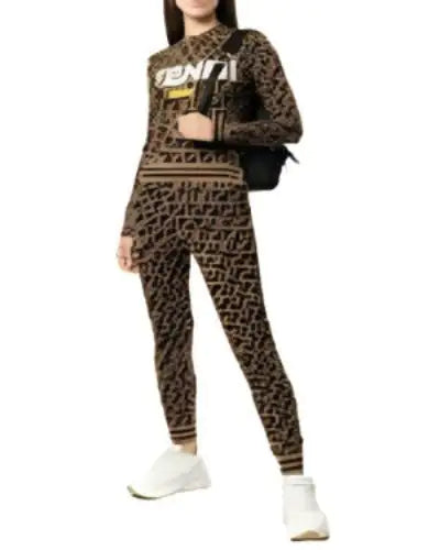 Women Fendi Two Pieces Top & Pants - Trendy Sassy Stylish