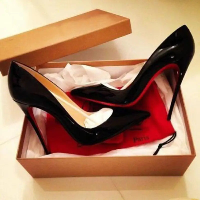 The cMore -  Red Bottom High Heel Pumps for Women