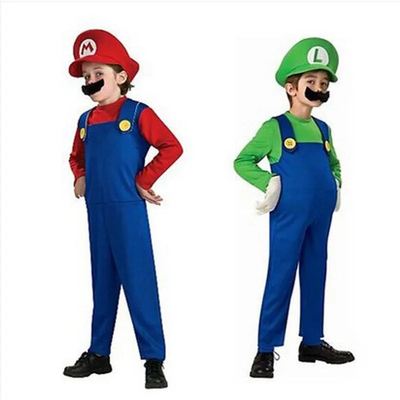 Super Mario Bros Cosplay Costume Set - Trendy Sassy Stylish