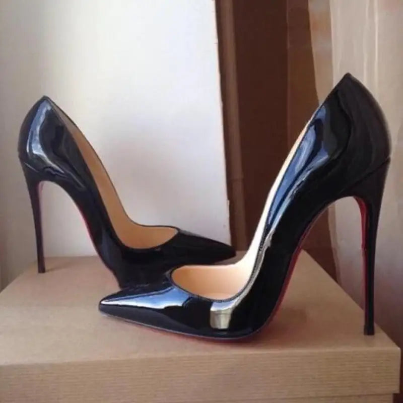 The cMore -  Red Bottom High Heel Pumps for Women